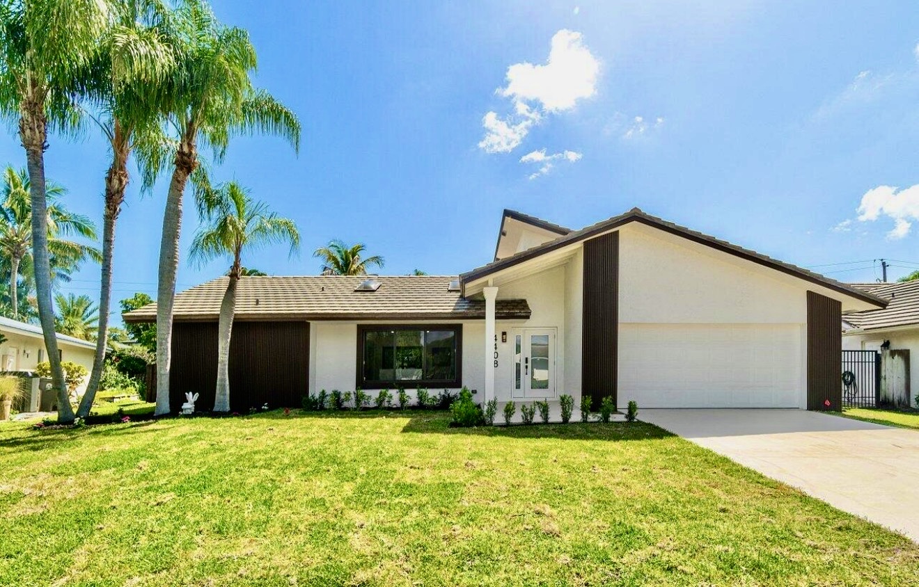 Completed South Florida residential exterior renovation